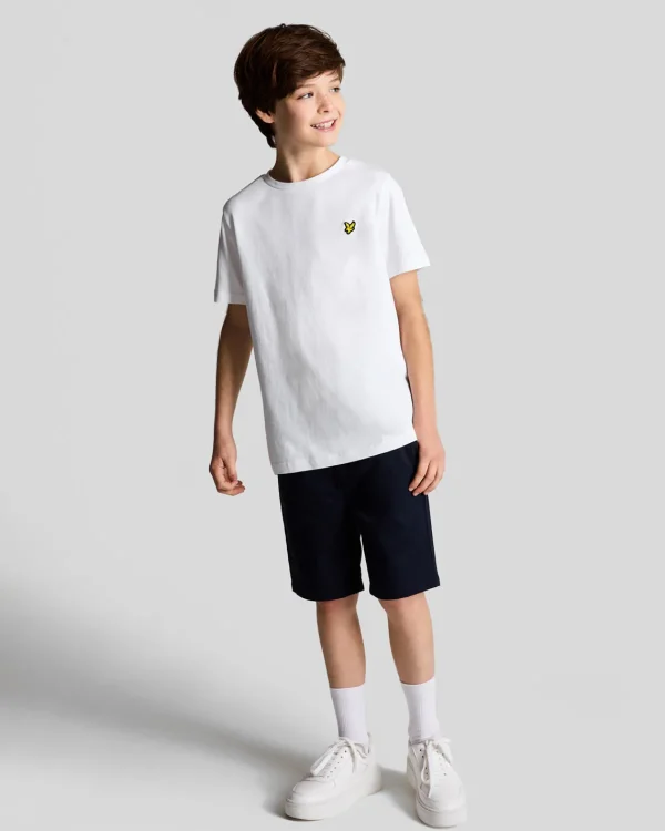 Lyle & Scott Kinder Polos & T-shirts<Kinder T-Shirt einfarbig