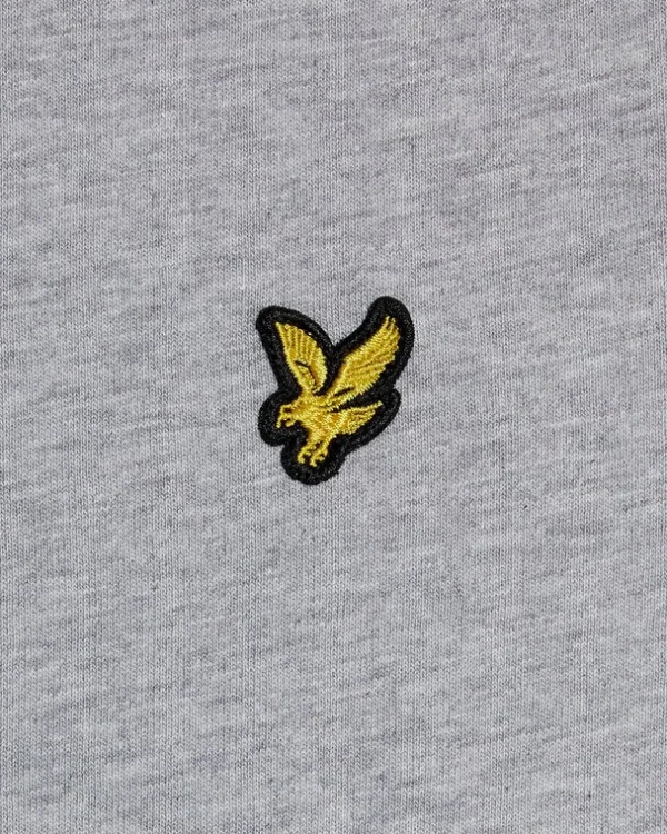 Lyle & Scott Kinder Polos & T-shirts<Kinder T-Shirt einfarbig HellgraueMergel