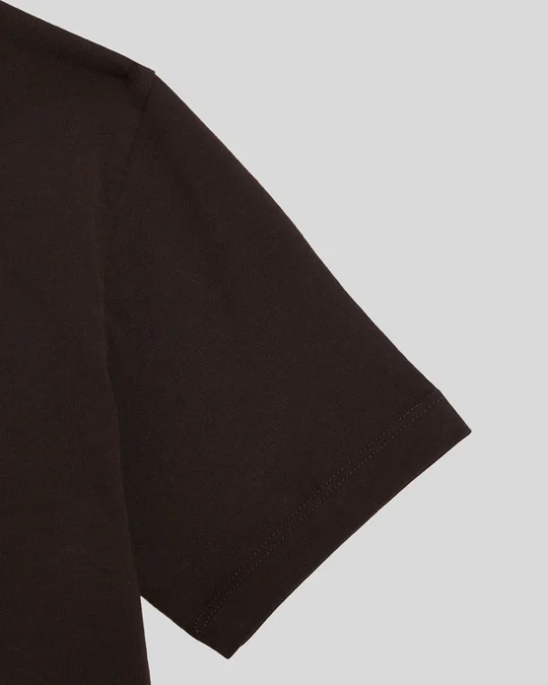 Lyle & Scott Kinder Polos & T-shirts<Kinder T-Shirt einfarbig Sediment