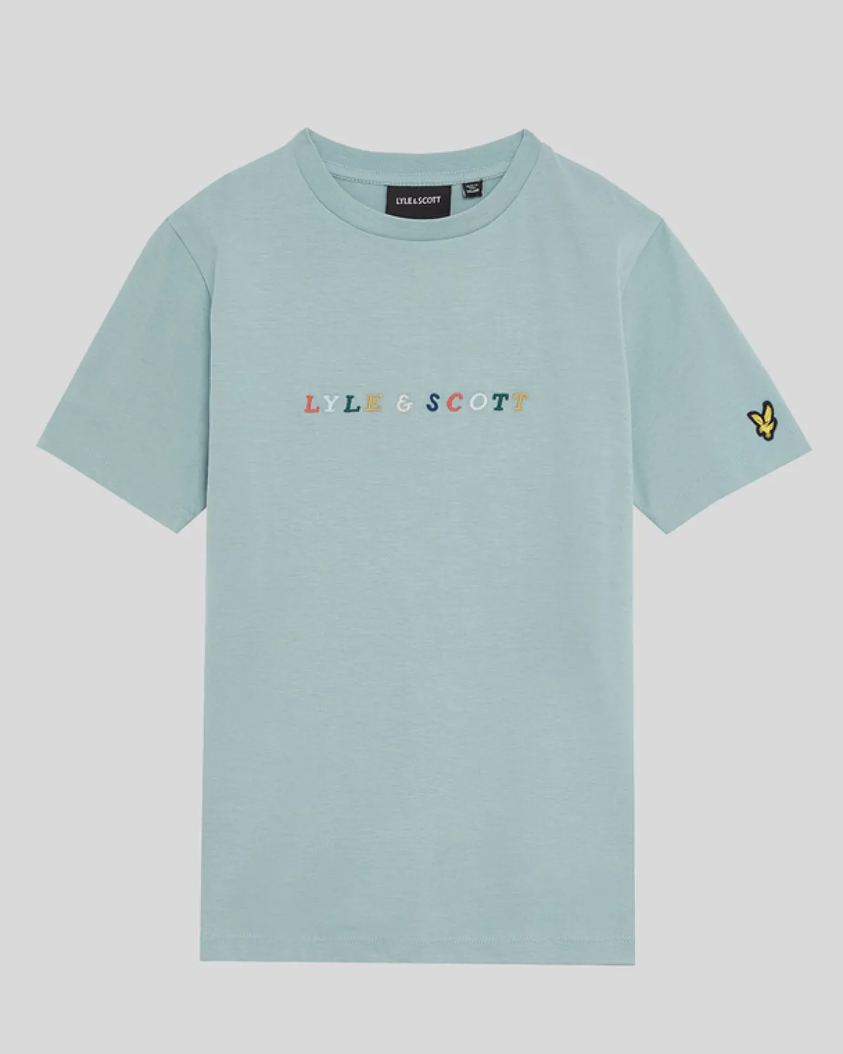 kinder_tshirt_mit_mehrfarbiger_stickerei_0-3.webp Lyle & Scott Kinder Polos & T-shirts<Kinder T-Shirt mit mehrfarbiger Stickerei BlueSmoke
