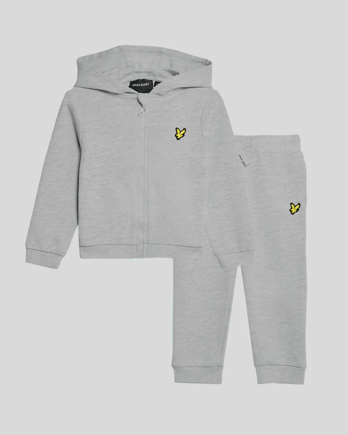 kleinkind_kapuzenpulli__jogger_set_mit_reiverschluss_0.webp Lyle & Scott Babys & Kleinkinder<Kleinkind Kapuzenpulli & Jogger Set mit Reißverschluss LightGreyMarl