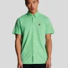 Lyle & Scott Hemden<Kurzärmeliges Piqué-Hemd Rasengrün