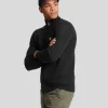 Lyle & Scott Vermächtnis | Pullover & Strickwaren<Lambswool Blend Zip Through Cardigan JetBlackMarl
