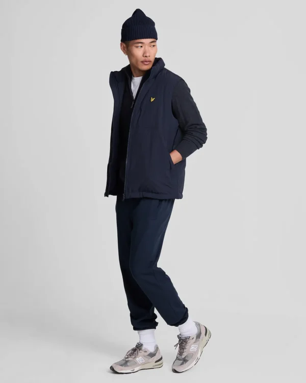 Lyle & Scott Pullover & Strickwaren<Lambswool Blend Zip Through Cardigan DarkNavyMarl