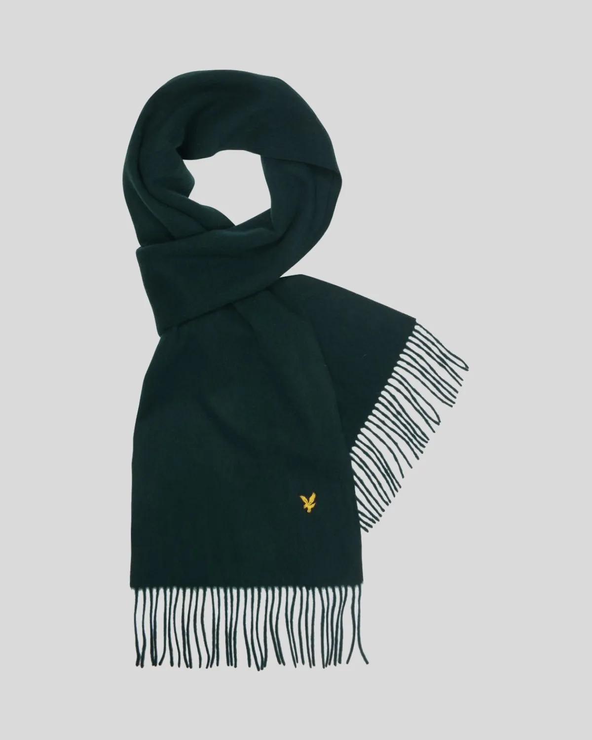 lambswoolschal_0.webp Lyle & Scott Schals & Handschuhe<Lambswool-Schal Dunkelgrün