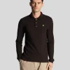 Lyle & Scott Polohemden<Langärmeliges Polohemd Pechschwarz