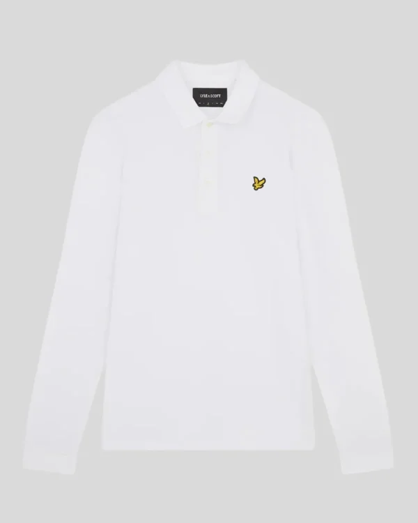 Lyle & Scott Polohemden<Langärmeliges Polohemd Weiss
