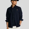Lyle & Scott Hemden<Langärmeliges Popeline-Hemd DarkNavy