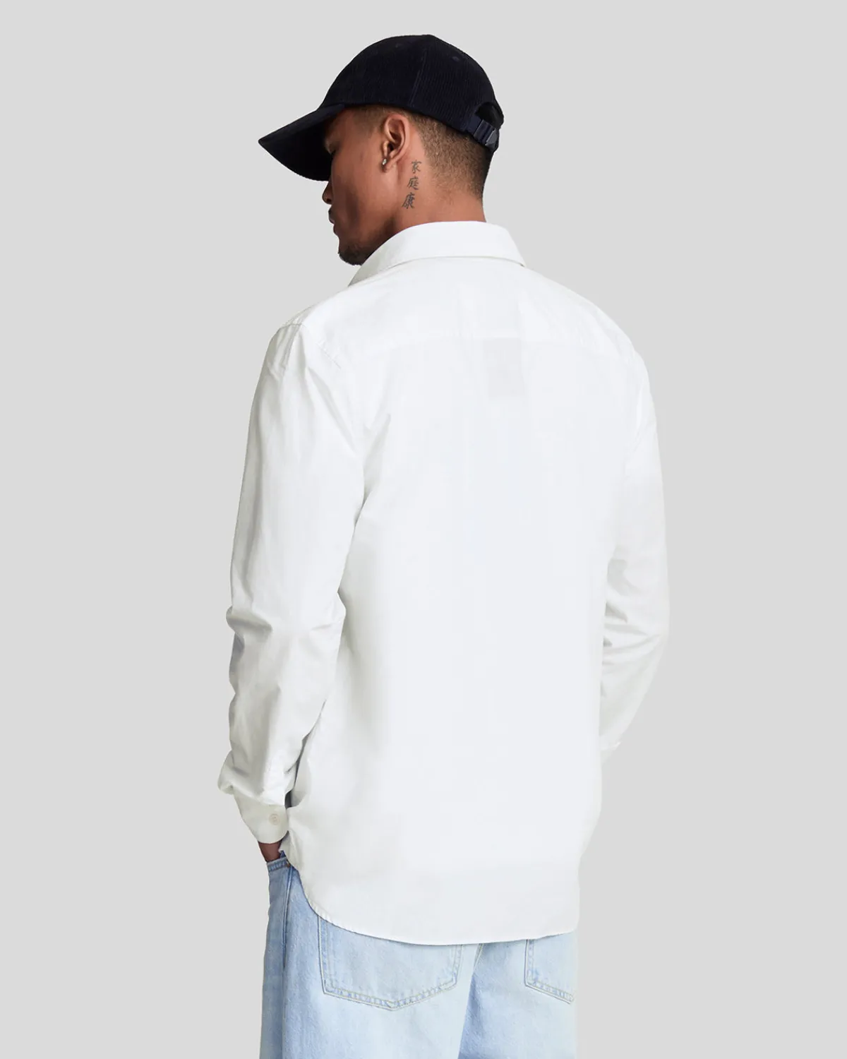 langrmeliges_popelinehemd_2.webp Lyle & Scott Hemden<Langärmeliges Popeline-Hemd White