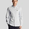 Lyle & Scott Hemden<Langärmeliges Slim Fit Gingham Hemd Hellblau/weiß