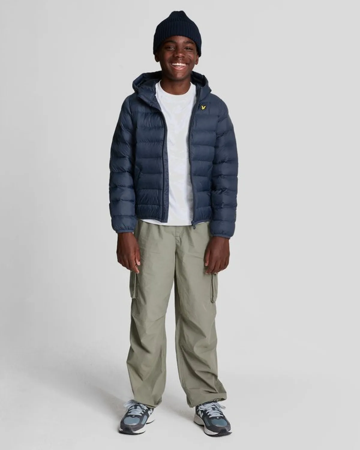 leichte_kinderpufferjacke_1.webp Lyle & Scott Kinder Mäntel & Jacken<Leichte Kinder-Pufferjacke DunkleMarine