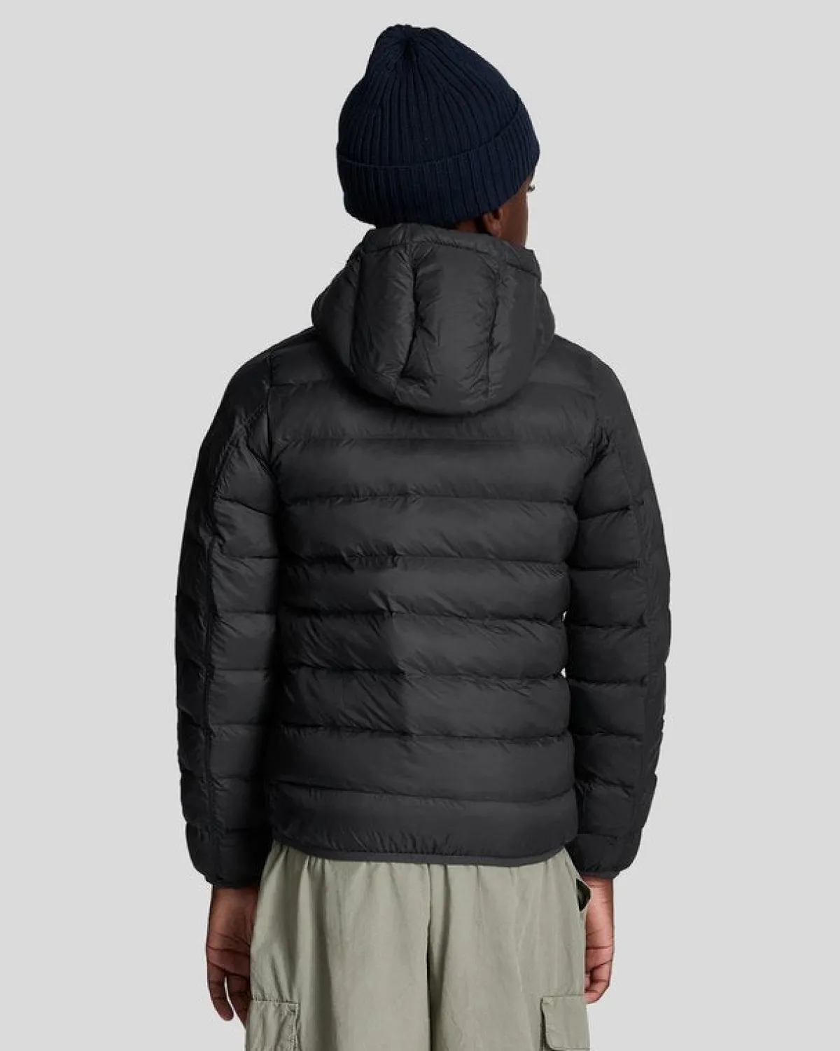 leichte_kinderpufferjacke_2-1.webp Lyle & Scott Kinder Mäntel & Jacken<Leichte Kinder-Pufferjacke Pechschwarz