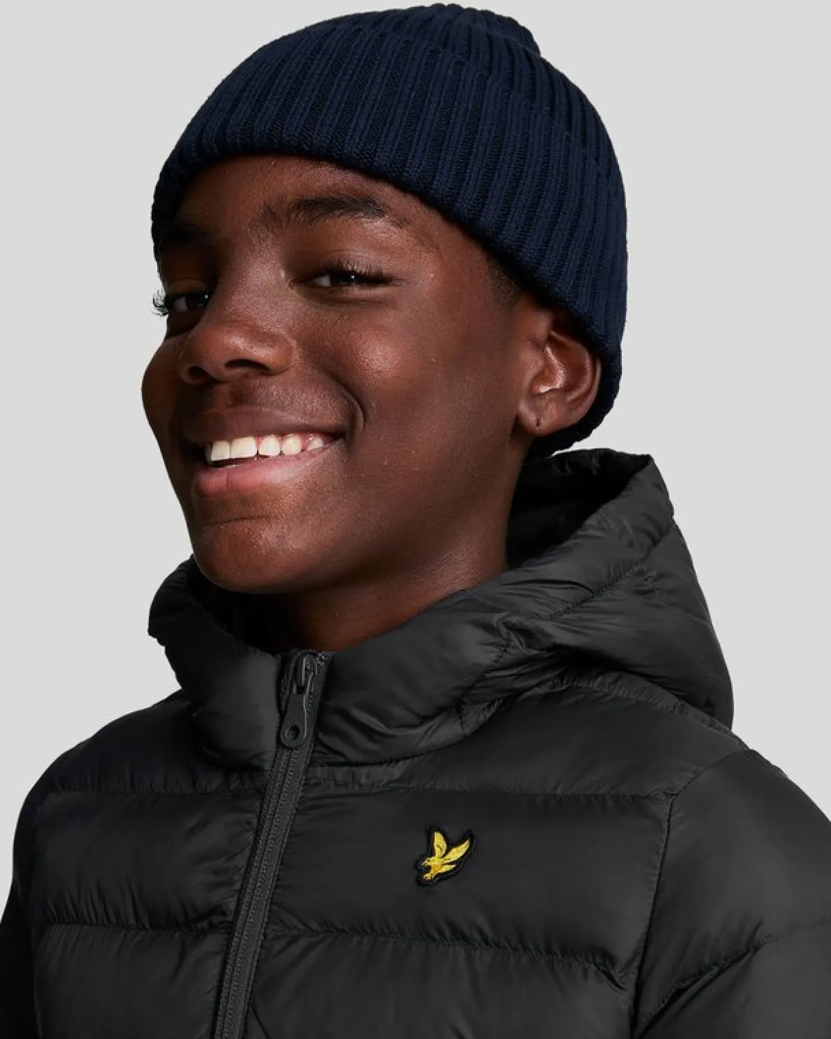 leichte_kinderpufferjacke_3-1.webp Lyle & Scott Kinder Mäntel & Jacken<Leichte Kinder-Pufferjacke Pechschwarz