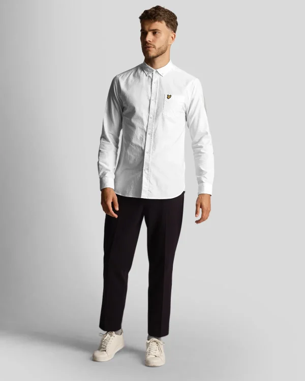 Lyle & Scott Hemden<Leichtes Oxford Hemd Weiss