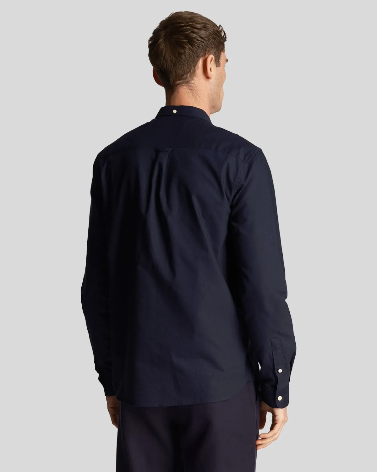 leichtes_oxford_hemd_2-1.webp Lyle & Scott Hemden<Leichtes Oxford Hemd DunkleMarine