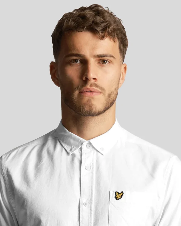 Lyle & Scott Hemden<Leichtes Oxford Hemd Weiss