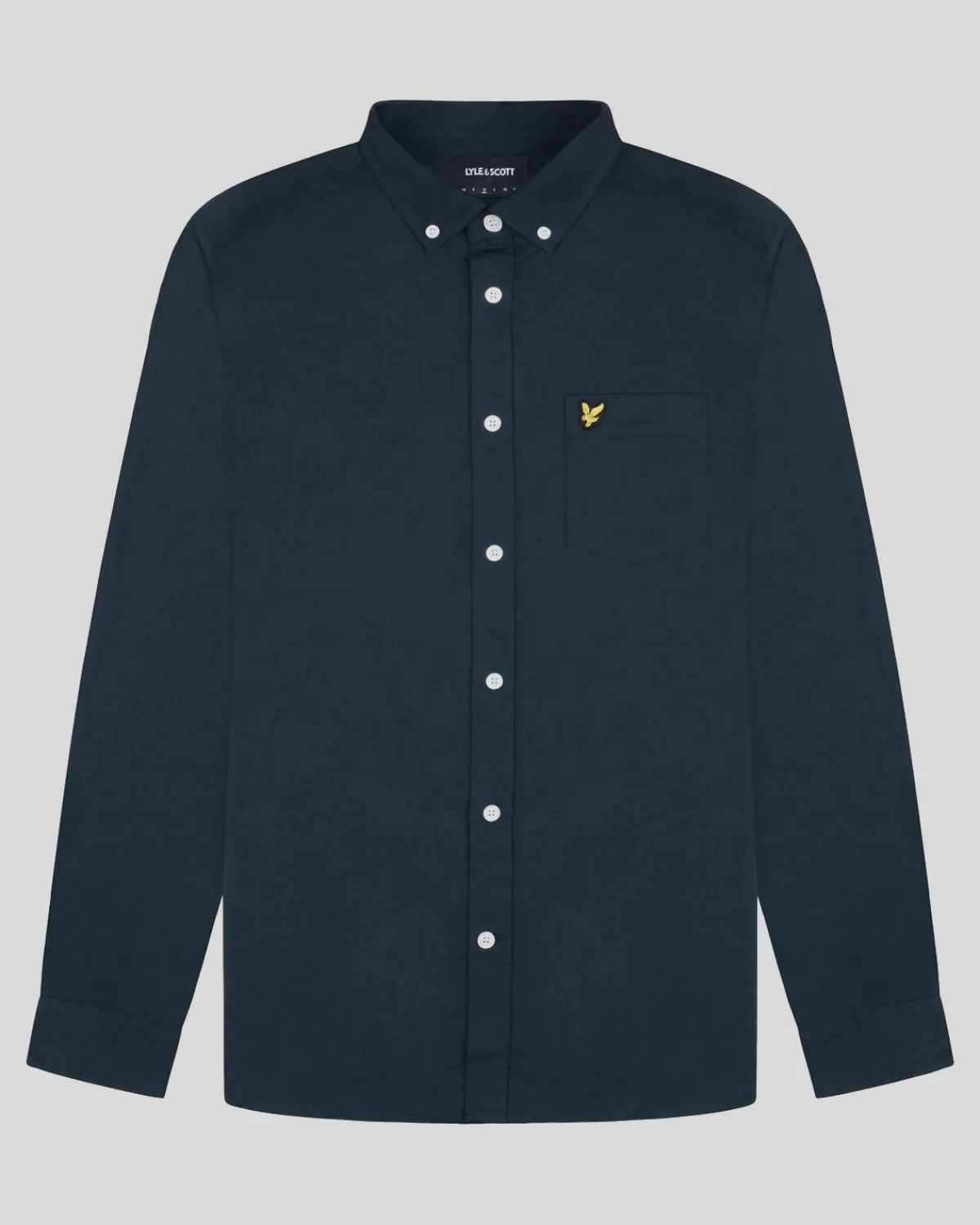 leichtes_oxford_hemd_4-1.webp Lyle & Scott Hemden<Leichtes Oxford Hemd DunkleMarine