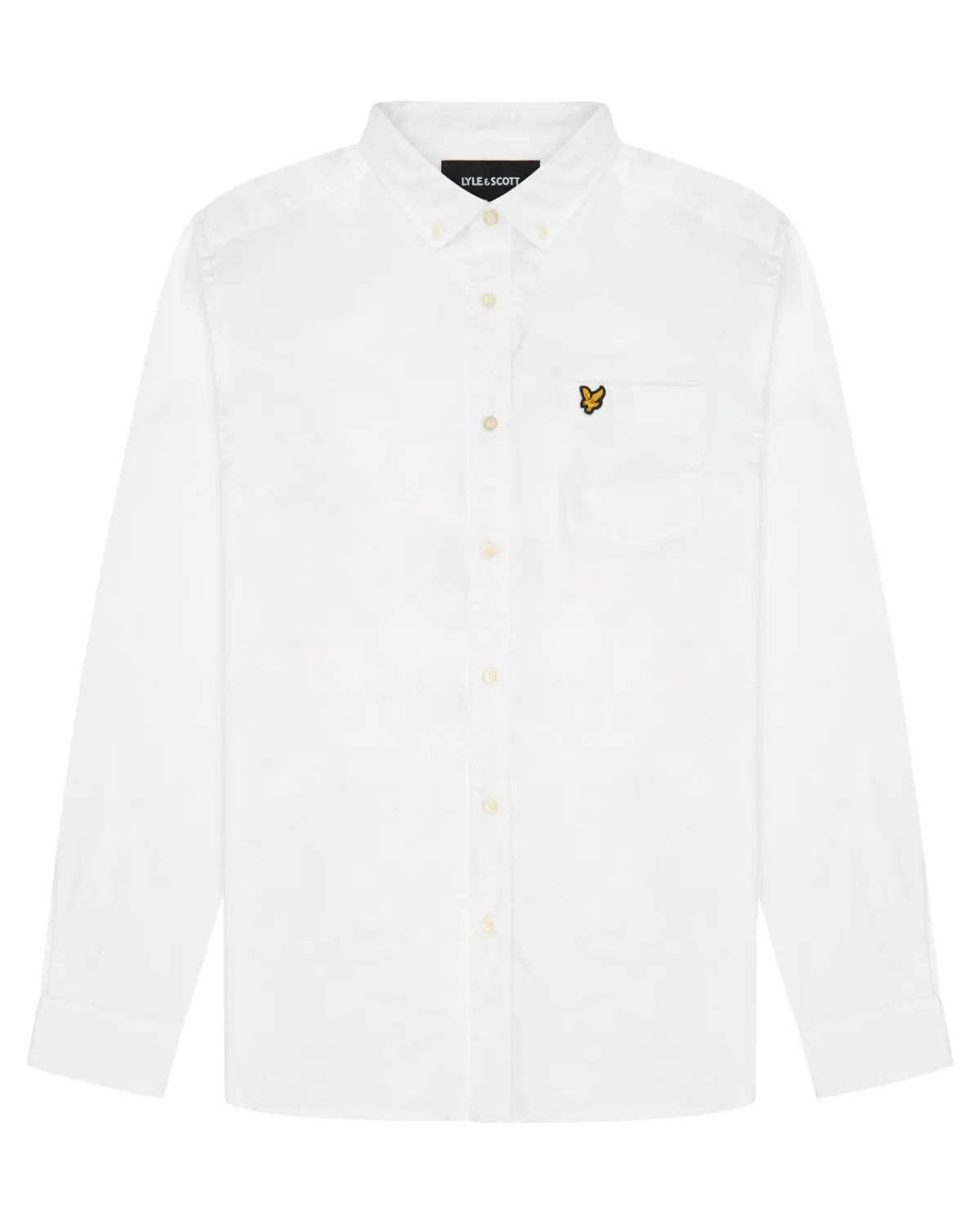 leichtes_oxford_hemd_4-4.webp Lyle & Scott Hemden<Leichtes Oxford Hemd Weiss