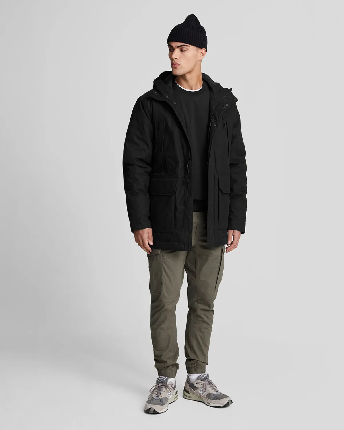 microfleece_parka_1-1.webp Lyle & Scott Mäntel & Jacken<Microfleece Parka Pechschwarz
