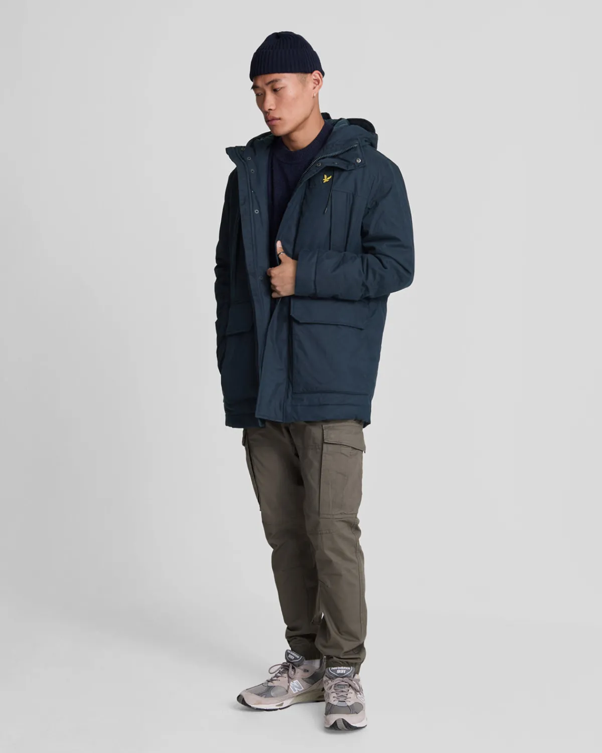microfleece_parka_1.webp Lyle & Scott Vermächtnis<Microfleece Parka DunkleMarine