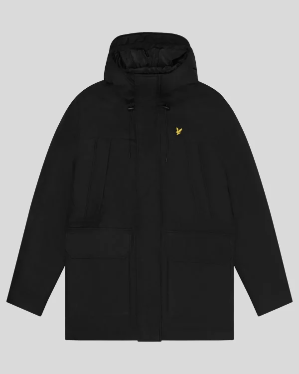 Lyle & Scott Mäntel & Jacken<Microfleece Parka Pechschwarz