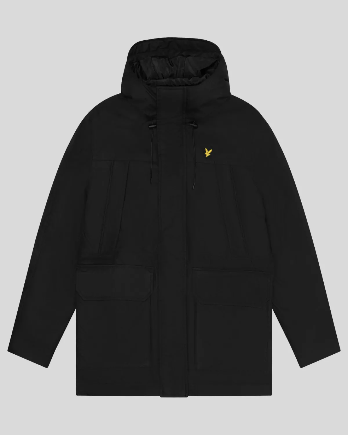 microfleece_parka__0.webp Lyle & Scott Groß & Groß | Übergrößen<Microfleece Parka 2.0 JetBlack