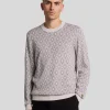 Lyle & Scott Pullover & Strickwaren<Monogramm Intarsien Pullover Canvas