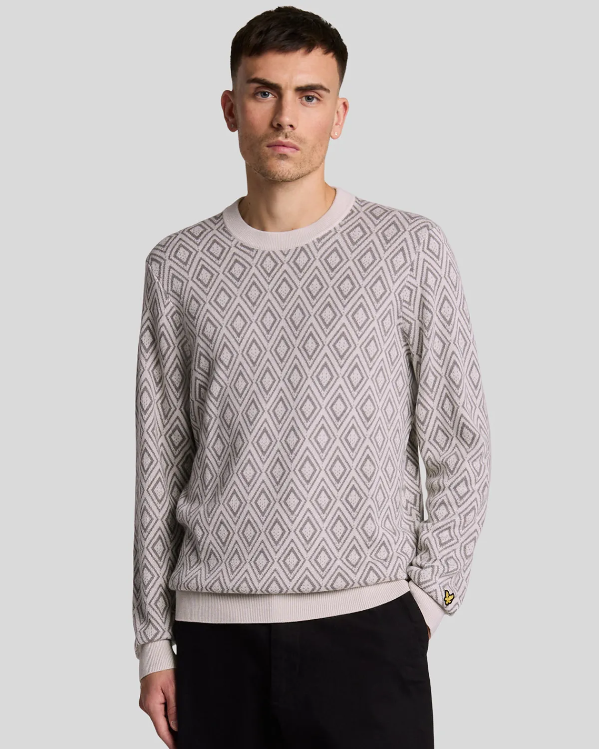 monogramm_intarsien_pullover_0.webp Lyle & Scott Pullover & Strickwaren<Monogramm Intarsien Pullover Canvas