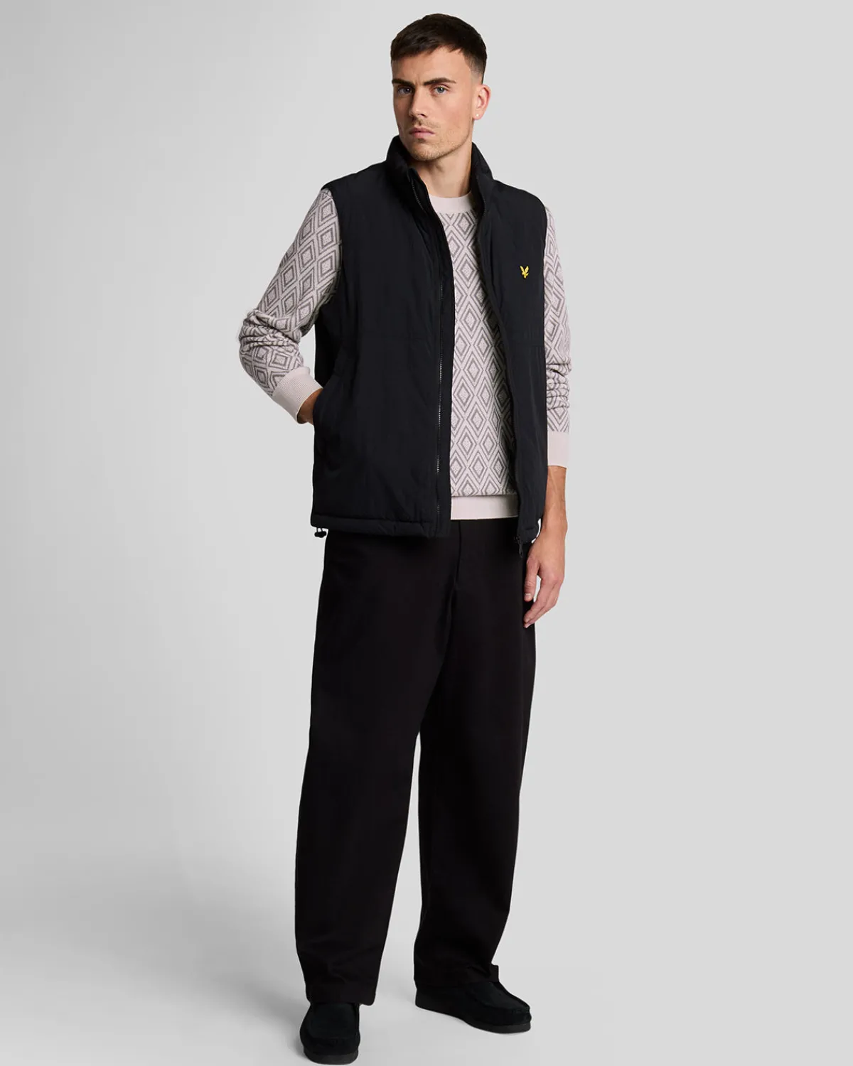 monogramm_intarsien_pullover_1.webp Lyle & Scott Pullover & Strickwaren<Monogramm Intarsien Pullover Canvas