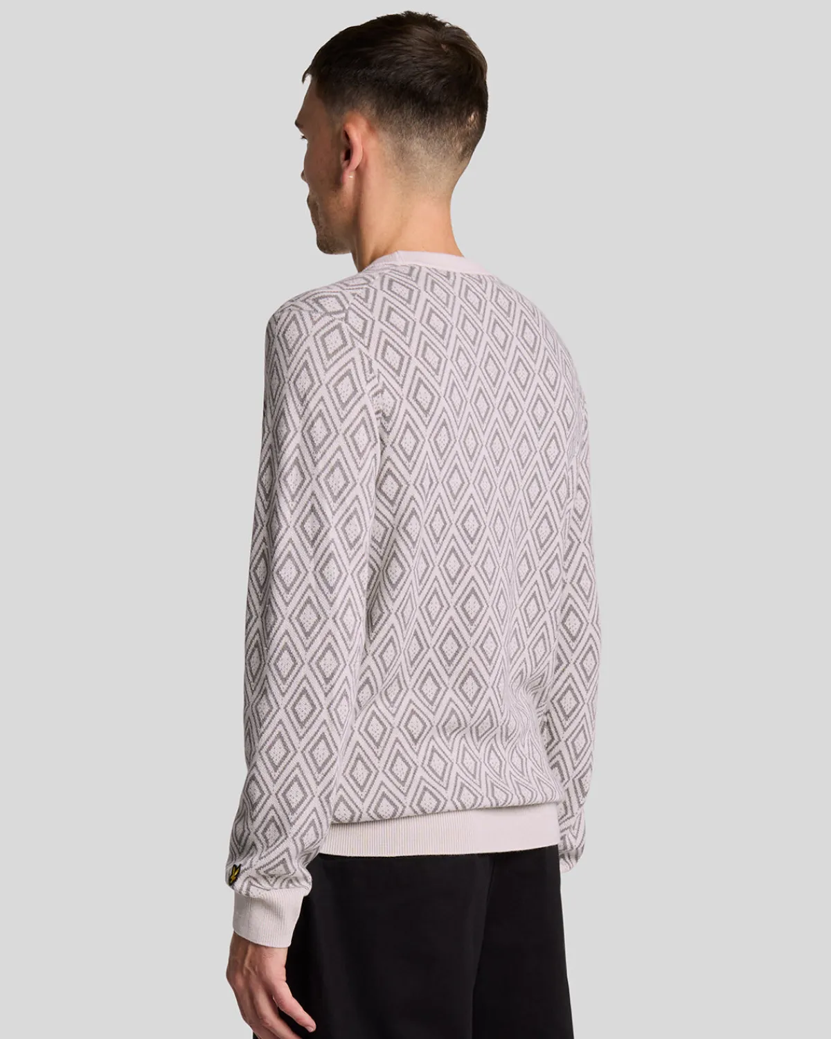 monogramm_intarsien_pullover_2.webp Lyle & Scott Pullover & Strickwaren<Monogramm Intarsien Pullover Canvas