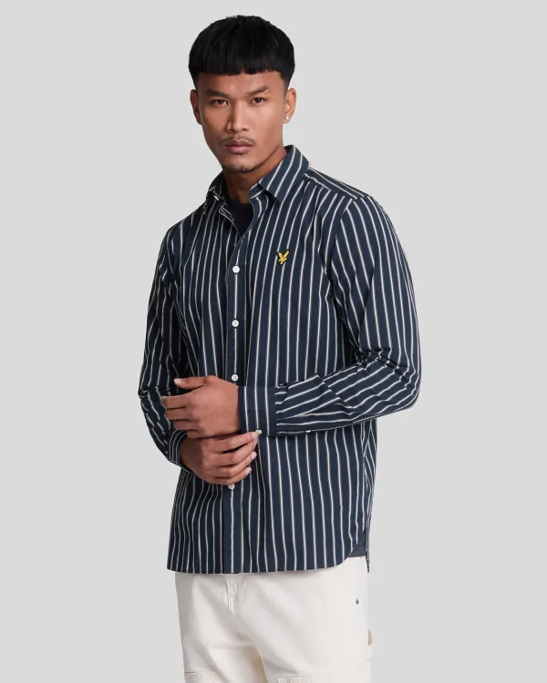 Lyle & Scott Hemden<Multistreifen-Hemd DarkNavy/Cove