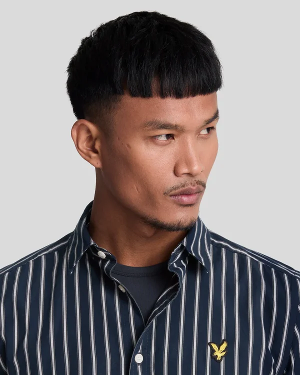 Lyle & Scott Hemden<Multistreifen-Hemd DarkNavy/Cove