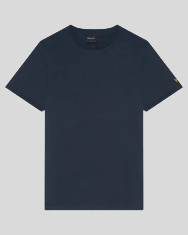 Lyle & Scott T-shirts<Ottoman T-Shirt mit Spitze MuddyNavy