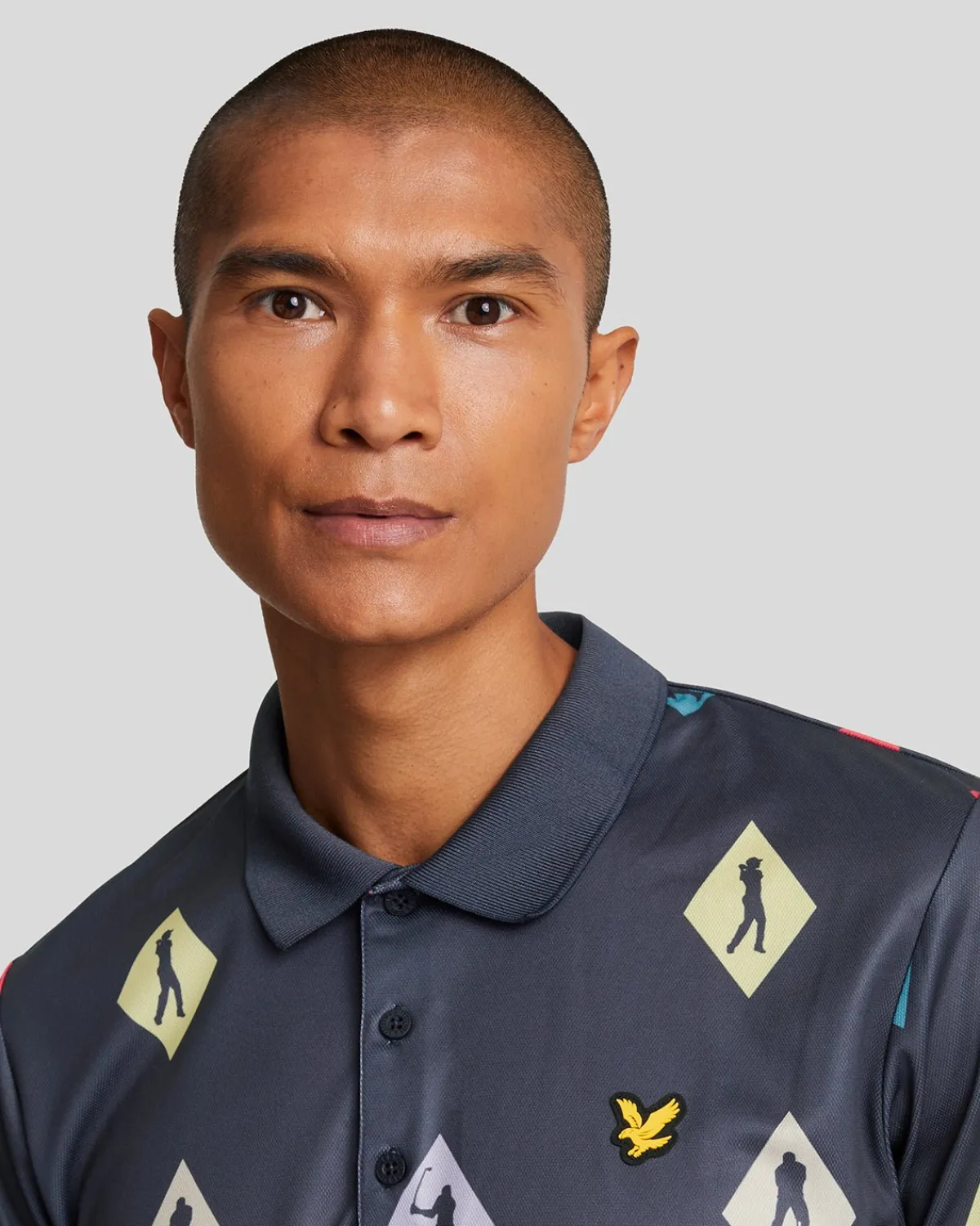 polka_diamond_golf_polo_shirt_3-1.webp Lyle & Scott Golf | Polohemden<Polka Diamond Golf Polo Shirt DarkNavy