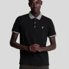 Lyle & Scott Polohemden<Polohemd mit Markenbesatz JetBlack/White