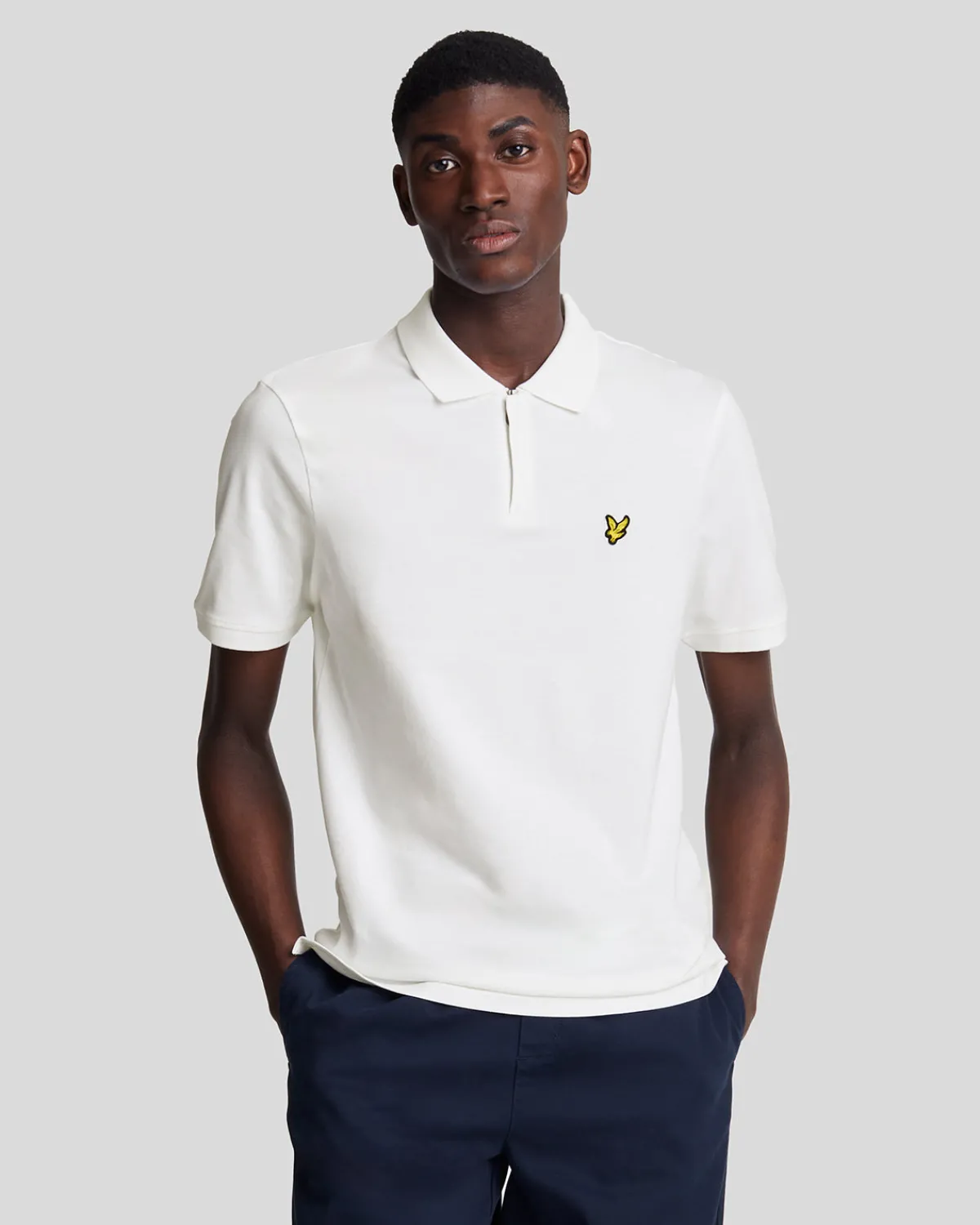 polohemd_mit_reiverschluss_0-1.webp Lyle & Scott Polohemden<Polohemd mit Reißverschluss White