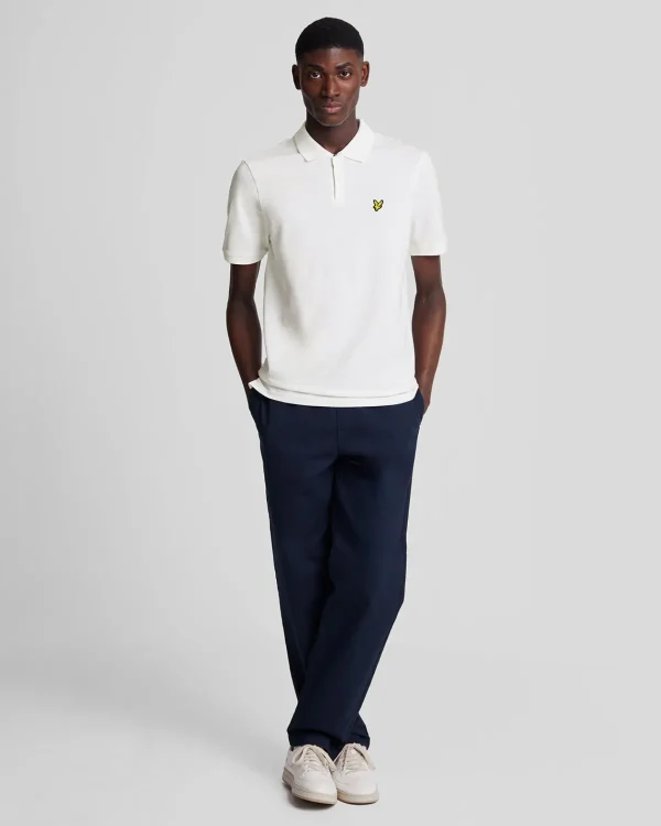 Lyle & Scott Polohemden<Polohemd mit Reißverschluss White