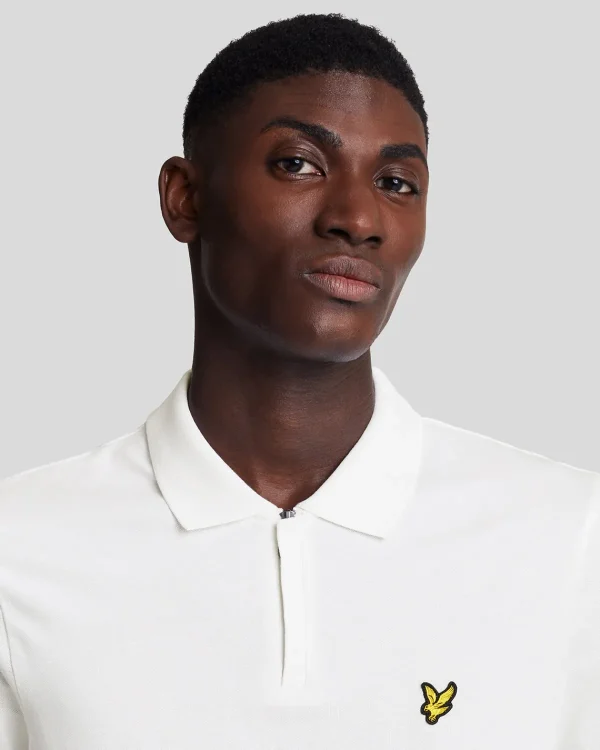 Lyle & Scott Polohemden<Polohemd mit Reißverschluss White