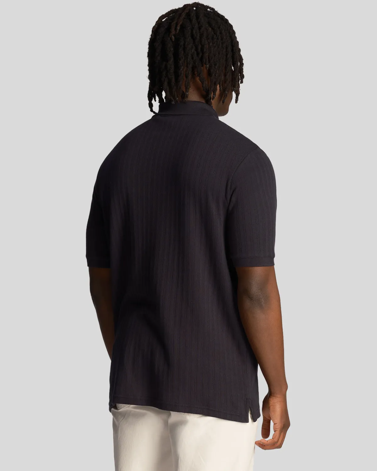 polohemd_mit_strukturierten_streifen_2.webp Lyle & Scott Polohemden<Polohemd mit strukturierten Streifen DunkleMarine