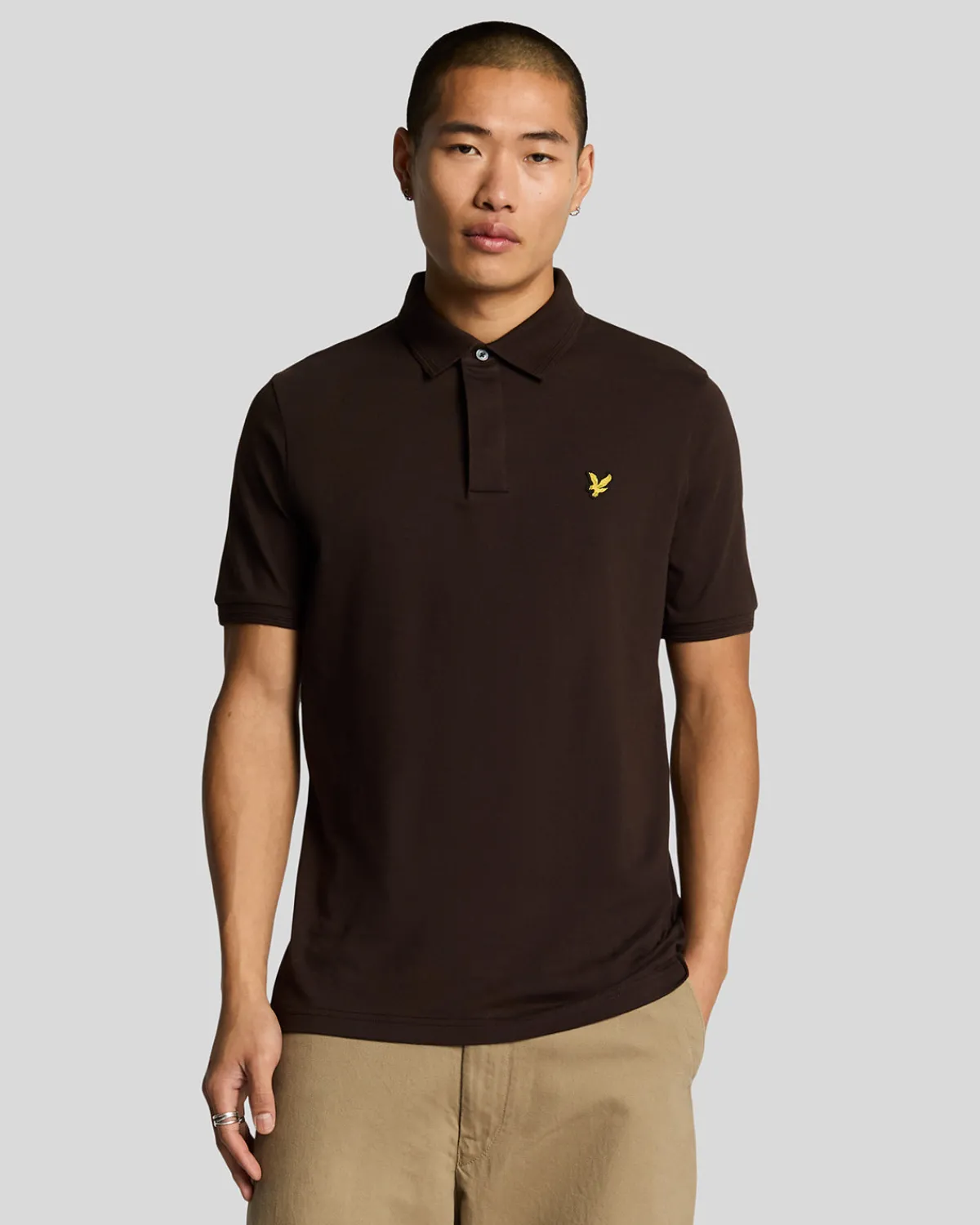 poloshirt_mit_osmanischer_spitze_0-1.webp Lyle & Scott Polohemden<Poloshirt mit osmanischer Spitze Sediment