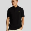 Lyle & Scott Vermächtnis | Polohemden<Poloshirt mit osmanischer Spitze JetBlack