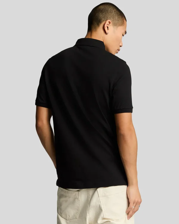 Lyle & Scott Vermächtnis | Polohemden<Poloshirt mit osmanischer Spitze JetBlack