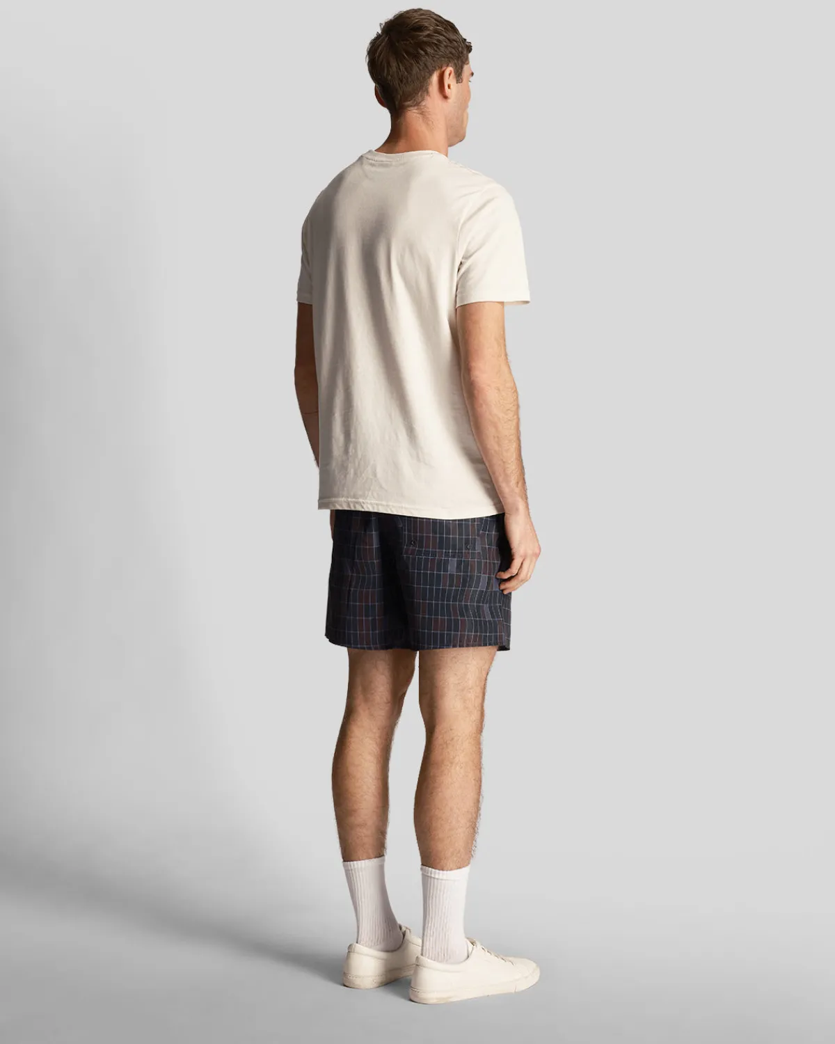 pool_print_badeshorts_2-1.webp Lyle & Scott Kurze Hosen<Pool Print Badeshorts DunkleMarine