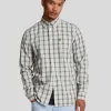 Lyle & Scott Vermächtnis | Hemden<Popeline-Hemd mit gewaschenem Karo Gunmetal/MidGreyMarl