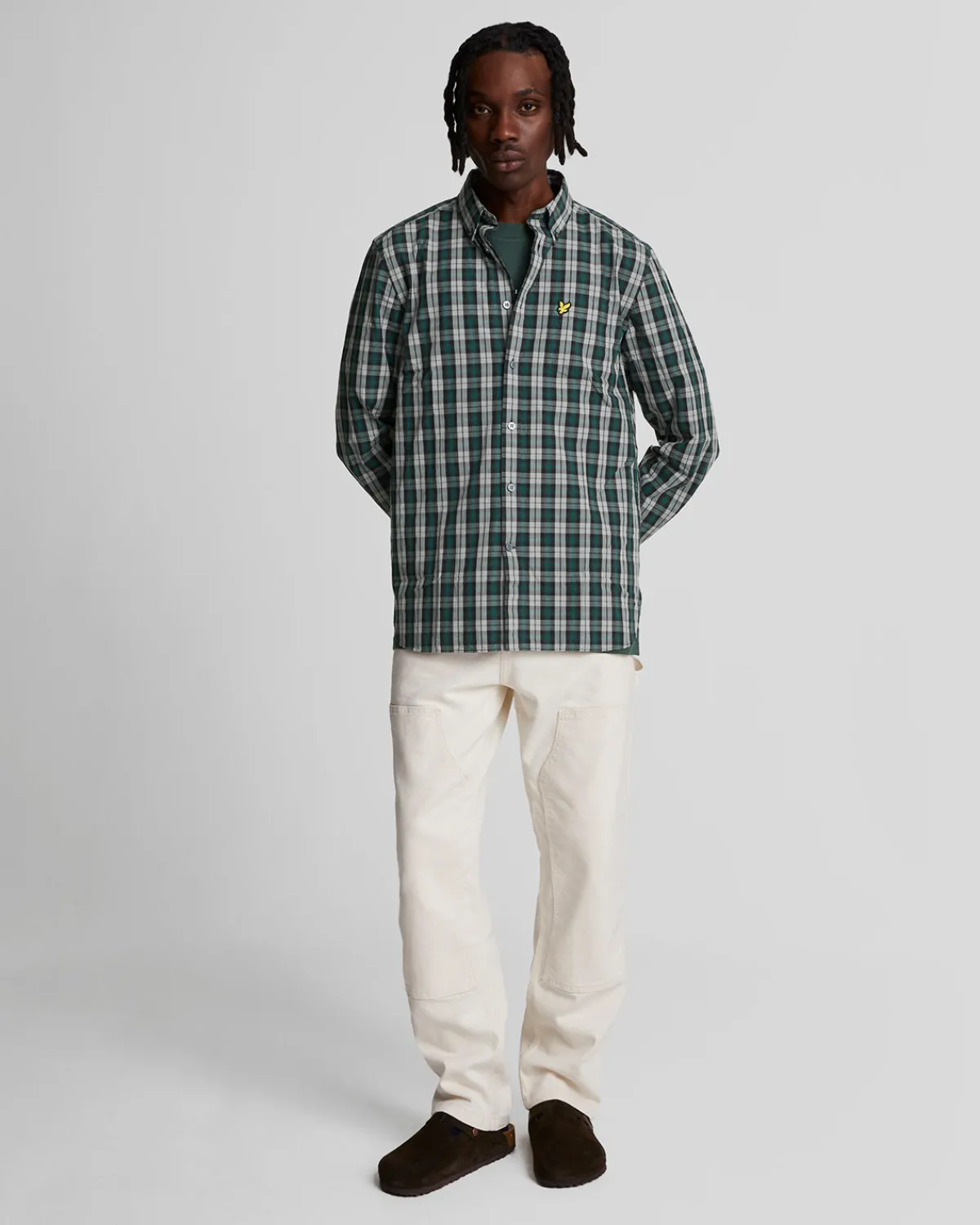 popelinehemd_mit_gewaschenem_karo_1-1.webp Lyle & Scott Vermächtnis | Hemden<Popeline-Hemd mit gewaschenem Karo ArgyleTeal/MidGreyMarl