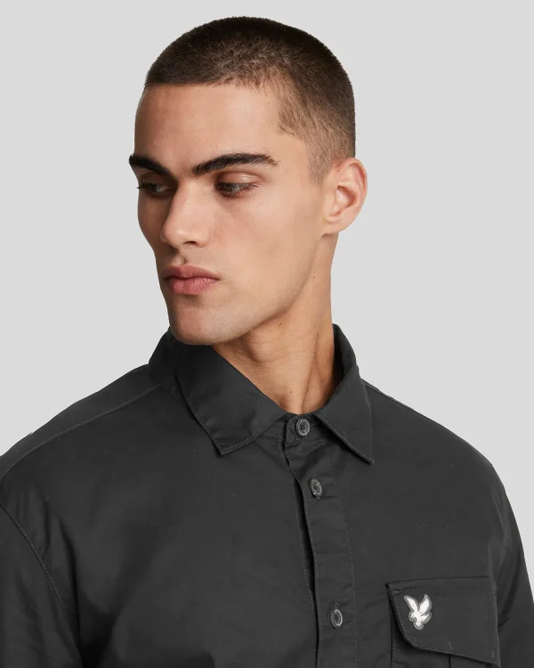 Lyle & Scott Mäntel & Jacken<Premium Überhemd mit plissierten Taschen Lacquer