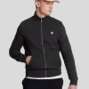 Lyle & Scott Sweatshirts<Premium Diagonalgewebe French Terry Sweatshirt mit Reißverschluss Lacquer