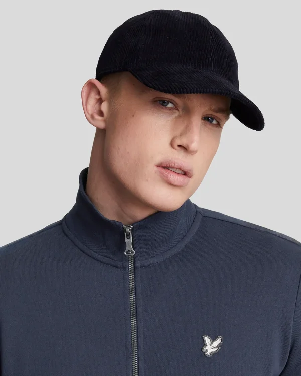 Lyle & Scott Sweatshirts<Premium Diagonalgewebe French Terry Sweatshirt mit Reißverschluss MidnightNavy