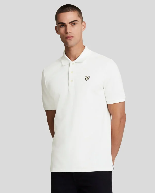 Lyle & Scott Reframed | Polohemden<Premium Flatback Pique Poloshirt White