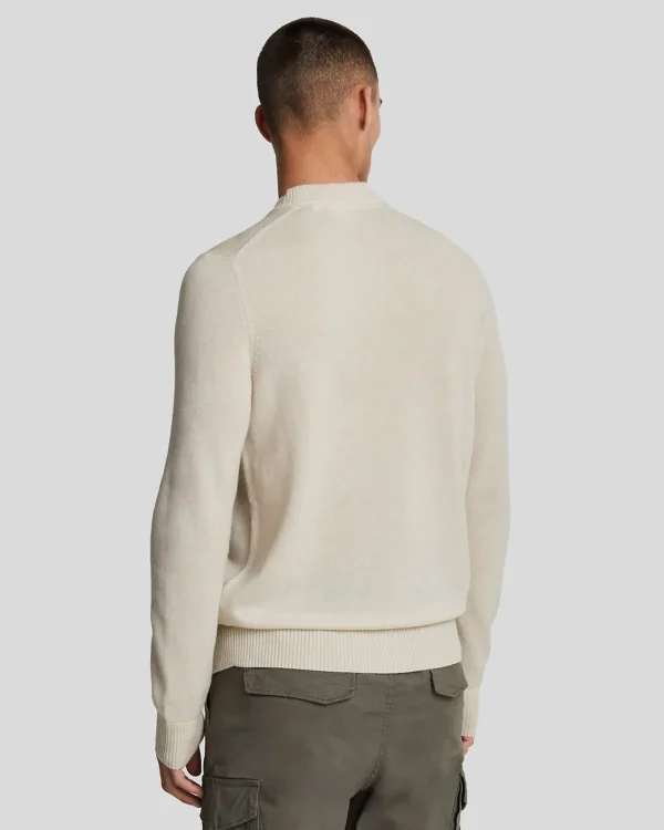 Lyle & Scott Reframed<Premium Kaschmir-Mischung Rundhals-Pullover DiscoveryKhaki